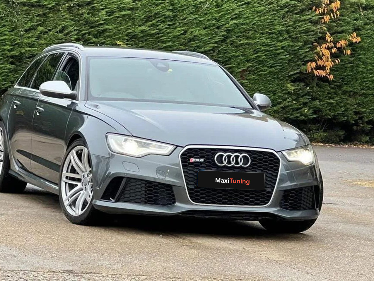 Audi A6 LIFT C7 2015-2018 Front Grill, Honeycomb Grill, RS6 Chrome Style